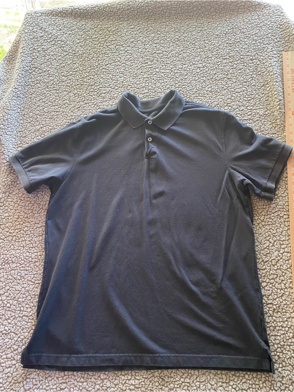 Merona Men's Charcoal Gray Short-Sleeve Polo